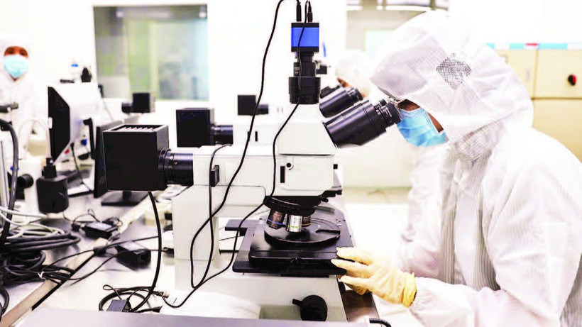 Hoạt động nghiên cứu tại Trung tâm Nghiên cứu triển khai, Khu Công nghệ cao Thành phố Hồ Chí Minh. (Ảnh CTV)