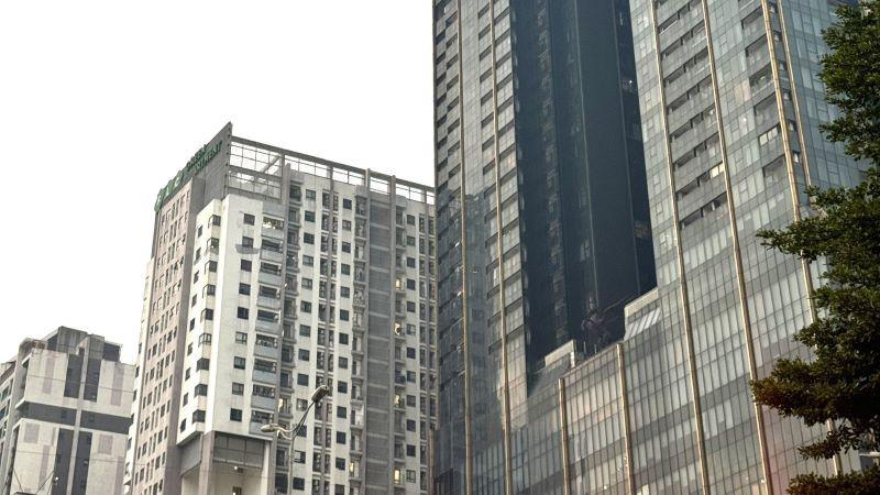 Tại Hà Nội có sự phân hóa cao về giá giữa các dự án chung cư ở vùng ven và nội thành (Ảnh: HNV)