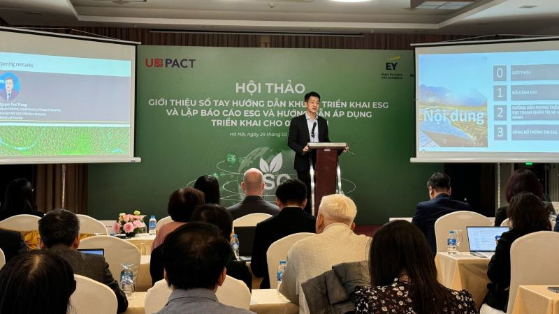 Hội thảo thu hút đông đảo đại diện doanh nghiệp tham dự (Ảnh: HNV).
