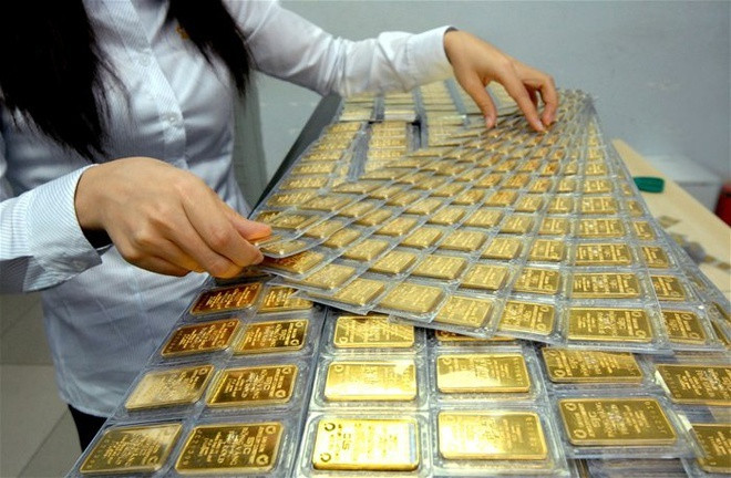 Ảnh minh họa vàng miếng SJC.