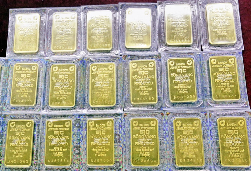 12.300 lượng vàng miếng SJC đã được Ngân hàng Nhà nước Việt Nam đấu thầu bán thành công.