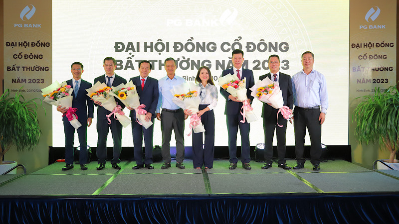 Hội đồng quản trị mới của PG Bank nhiệm kỳ 2020-2025.
