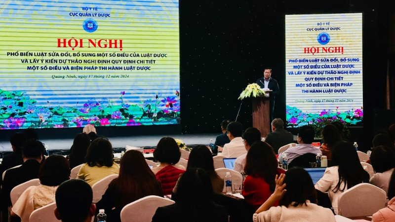 Thứ trưởng Y tế Đỗ Xuân Tuyên phát biểu ý kiến tại hội nghị.