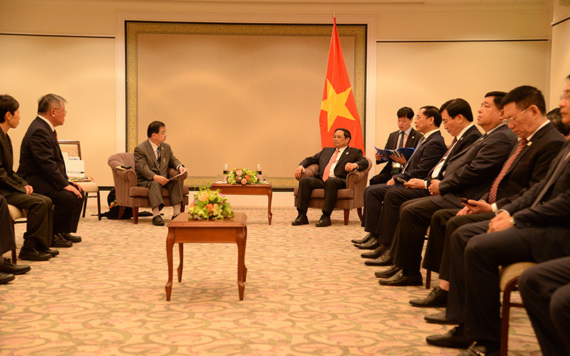 Quang cảnh buổi tiếp.