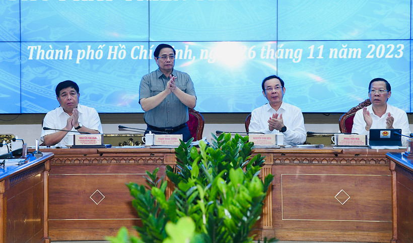 Thủ tướng Phạm Minh Chính phát biểu tại Hội nghị.