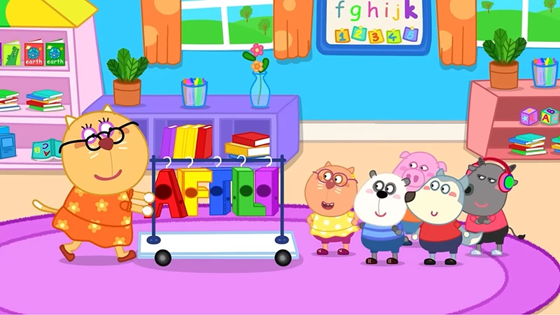 Hình ảnh bộ nhân vật hoạt hình Wolfoo do Sconnect Việt Nam sở hữu bản quyền. (Ảnh: Sconnect Việt Nam)