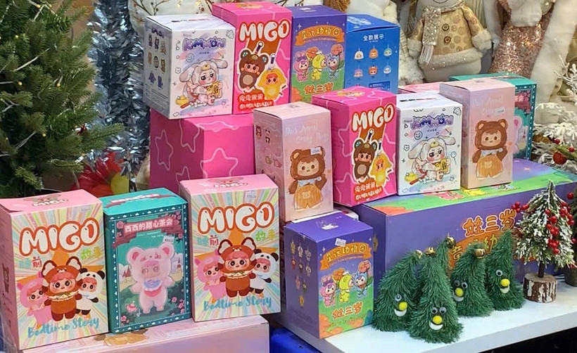 Hộp túi mù Baby Three trở thành cơn sốt thời gian gần đây. (Ảnh: GIA ÂN)