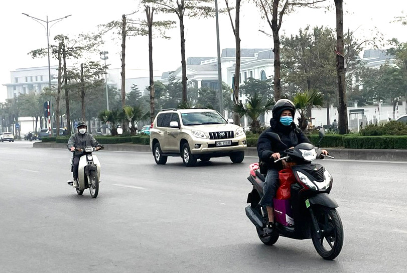 Khu vực Bắc Bộ và Trung Bộ trời rét đậm. Ảnh: Đ.T