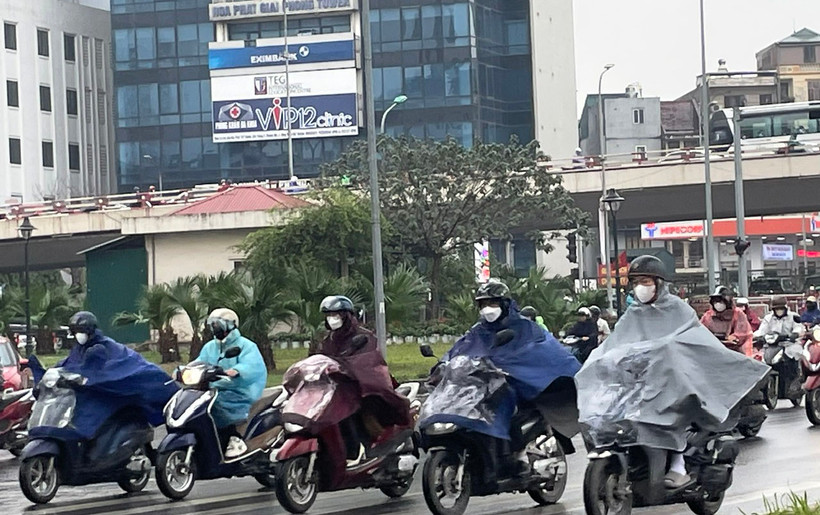 Dự báo khu vực Hà Nội nhiều mây, có mưa, mưa rào nhẹ. (Ảnh minh họa: Đ.T)