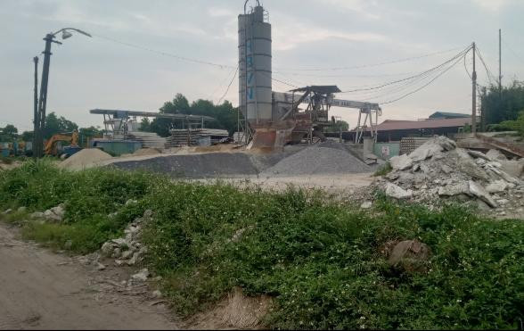 Đất công do UBND phường Phú Xá, thành phố Thái Nguyên quản lý bị chiếm dụng để xây dựng nhà xưởng sản xuất, kinh doanh.