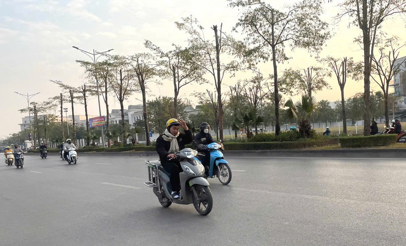 Khu vực Bắc Bộ ngày nắng, đêm không mưa. Trời rét. (Ảnh: Đ.T)