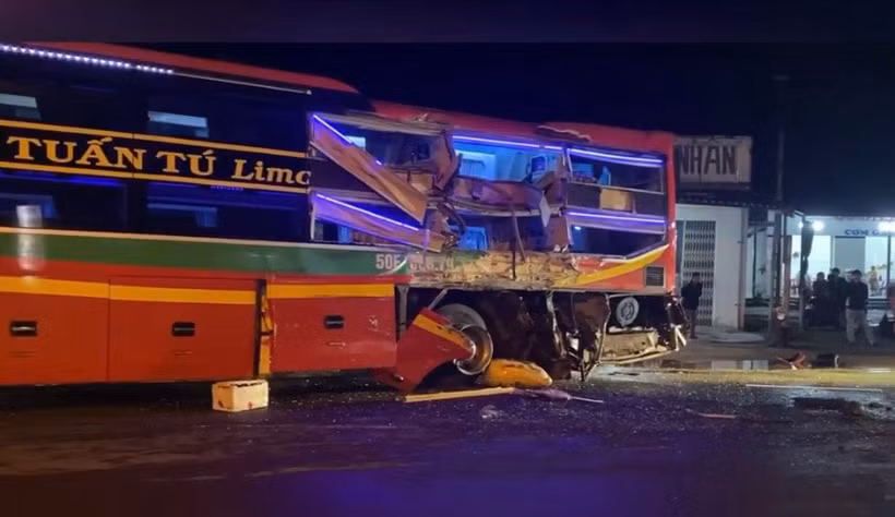 Hiện trường vụ tai nạn.