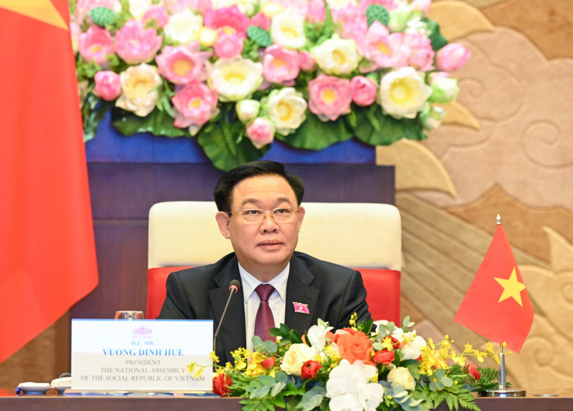 Chủ tịch Quốc hội Vương Đình Huệ.