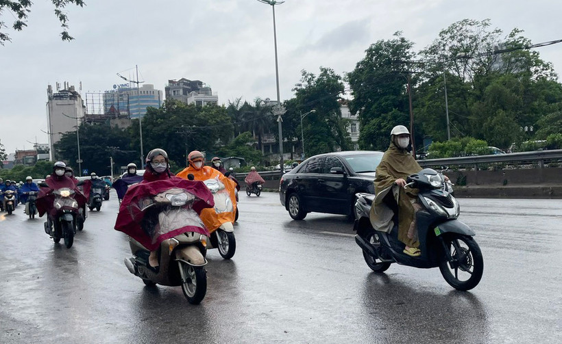 Dự báo khu vực Hà Nội có mưa rào và dông. (Ảnh minh họa: Đ.T)