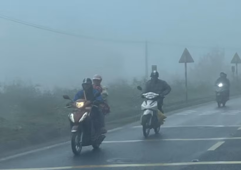 Đợt không khí lạnh này nhiệt độ vùng núi cao có nơi dưới 20 độ C và có mưa. (Ảnh minh họa: Đ.T)