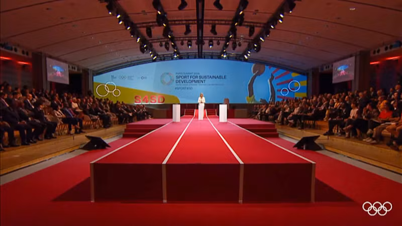 Hội nghị nhằm khởi động một phong trào đẩy nhanh sự đóng góp của thể thao cho các Mục tiêu Phát triển bền vững (SDGs) của Liên hợp quốc vào năm 2030.