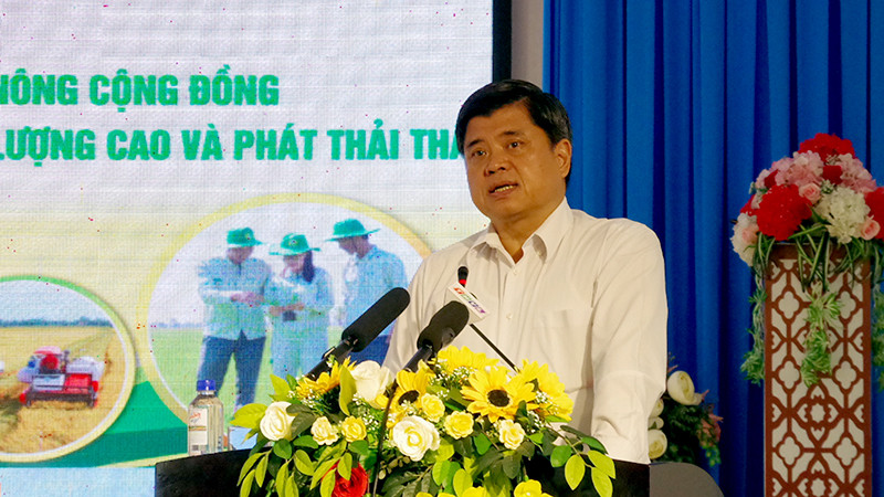 Thứ trưởng Nông nghiệp và Phát triển nông thôn Trần Thanh Nam kết luận hội thảo.