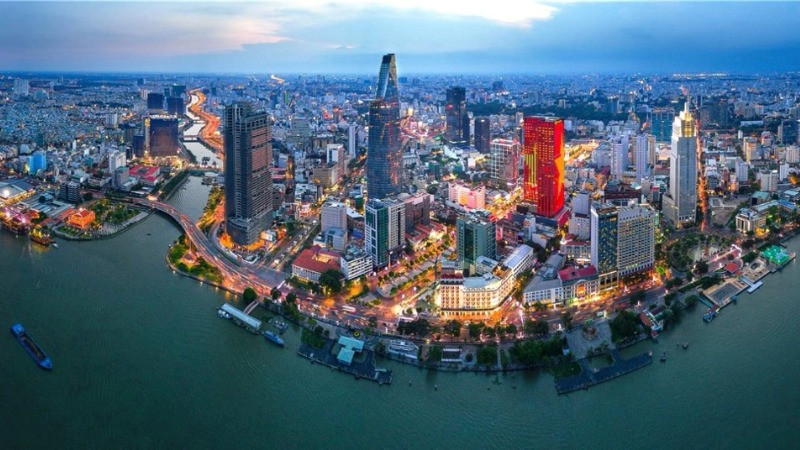 Trung tâm tài chính quốc tế sẽ được xây dựng tại Thành phố Hồ Chí Minh và Đà Nẵng. Trong ảnh: Thành phố Hồ Chí Minh đã chuẩn bị nhiều điều kiện hội nhập thị trường tài chính quốc tế.