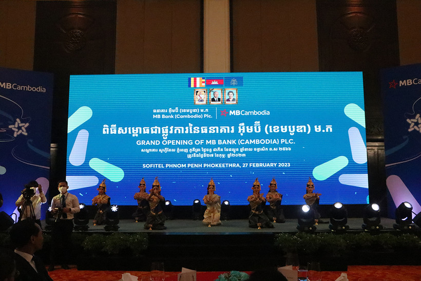 Lễ khai trương MBCambodia. (Ảnh: Nguyễn Hiệp) 