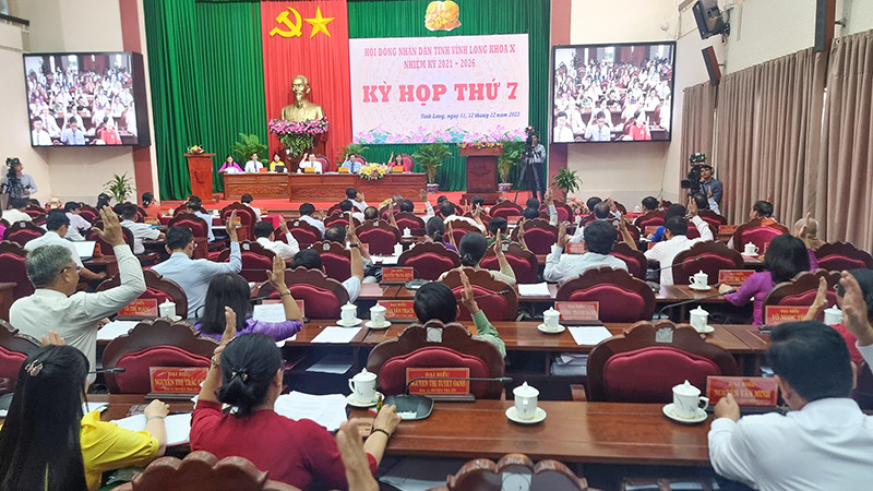 Cử tri biểu quyết thông qua các Nghị quyết quan trọng tại kỳ họp.