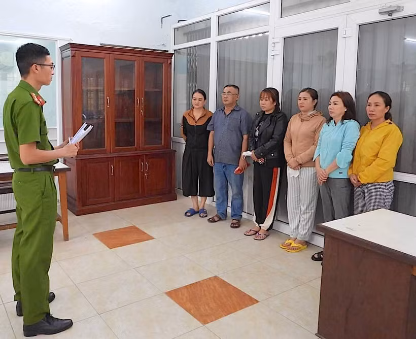 Công an Đà Nẵng triệt phá đường dây đánh bạc 60 tỷ đồng. (Ảnh: Công an cung cấp)