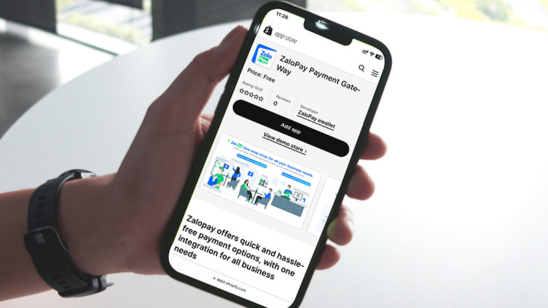 ZaloPay - Đơn vị cung cấp ví điện tử đầu tiên của Việt Nam mở cổng thanh toán trên nền tảng thương mại toàn cầu Shopify