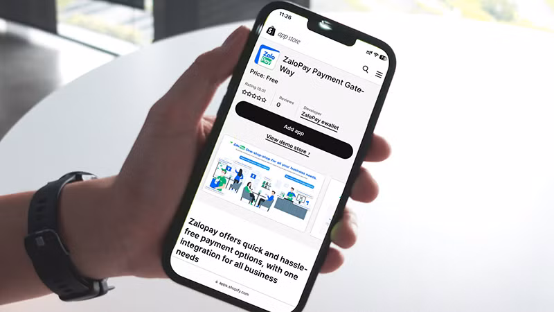 ZaloPay - Đơn vị cung cấp ví điện tử đầu tiên của Việt Nam mở cổng thanh toán trên nền tảng thương mại toàn cầu Shopify