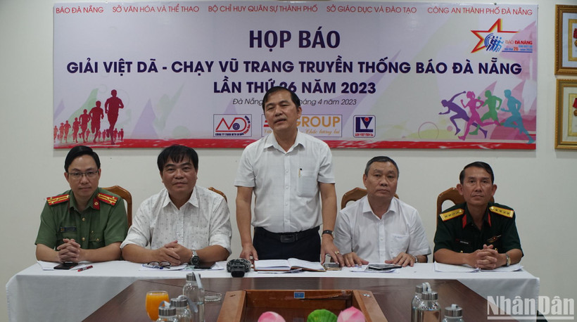 Ban tổ chức thông tin về Giải Việt dã - chạy Vũ trang truyền thống Báo Đà Nẵng năm 2023.