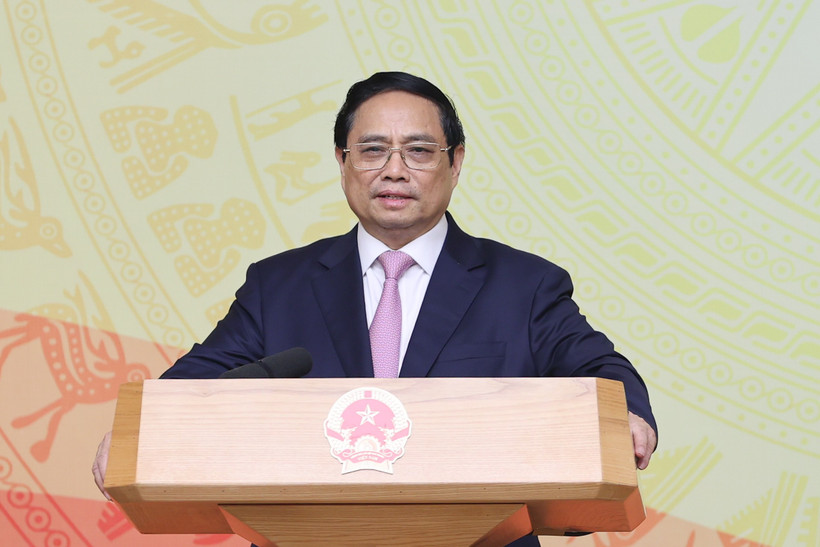 Thủ tướng Phạm Minh Chính phát biểu chỉ đạo hội nghị.