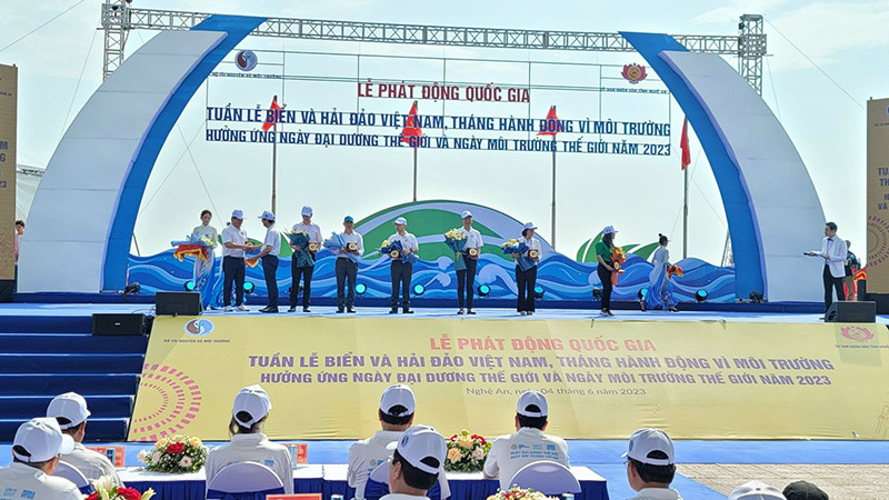 Lễ phát động “Ngày Đại dương thế giới và Ngày Môi trường thế giới”.