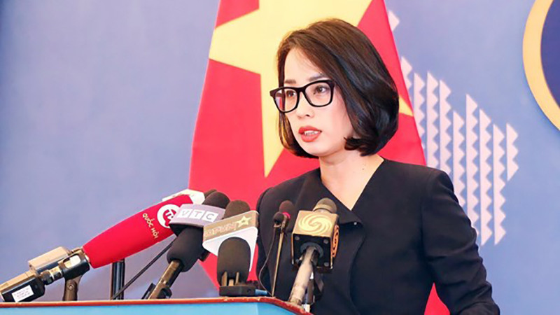 Người Phát ngôn Bộ Ngoại giao Việt Nam Phạm Thu Hằng. (Ảnh: TTXVN)