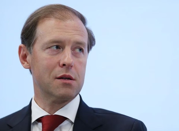 Phó Thủ tướng kiêm Bộ trưởng Công Thương Nga Denis Manturov cũng nằm trong danh sách trừng phạt lần này của Mỹ. (Ảnh: Reuters)