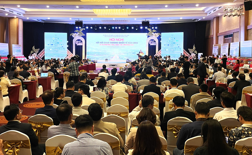 Quang cảnh hội nghị kết nối giao thương quốc tế năm 2023.