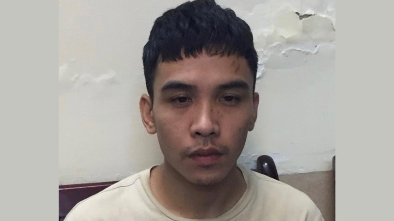 Đối tượng Nguyễn Đức Trung. (Ảnh: Công an thành phố Hà Nội)