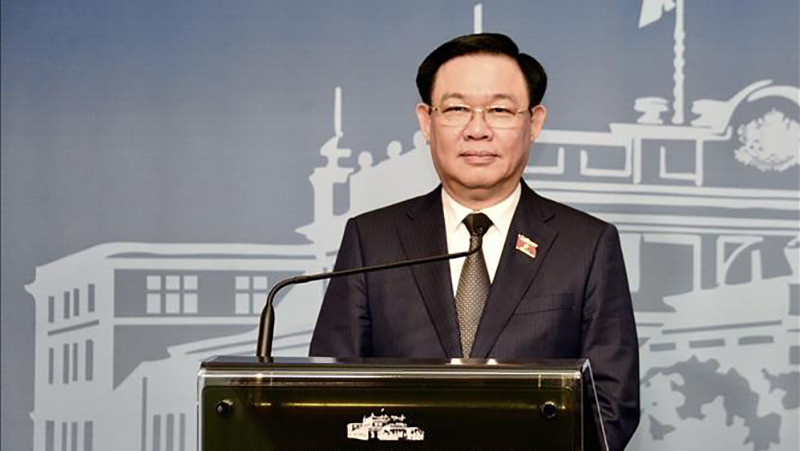 Chủ tịch Quốc hội Vương Đình Huệ. (Ảnh: TTXVN)
