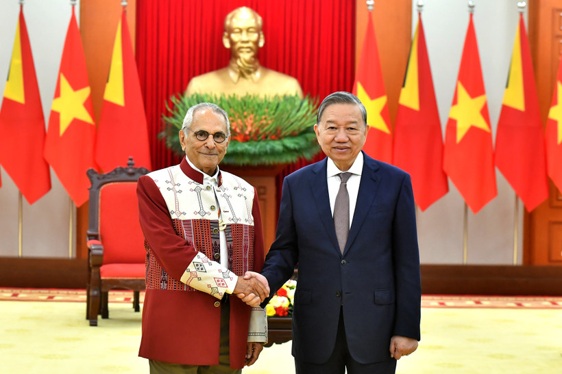 Tổng Bí thư Tô Lâm tiếp Tổng thống Timor Leste Jose Ramos Horta.