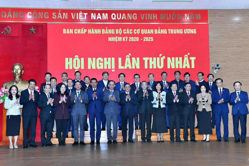 Hội nghị lần thứ nhất Ban Thường vụ Đảng ủy các cơ quan Đảng Trung ương nhiệm kỳ 2020-2025. 