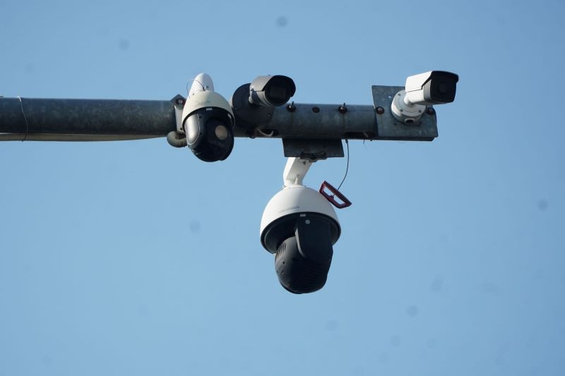 Hệ thống camera giám sát hiện đại tại Thủ đô. (Ảnh: CHU DŨNG)