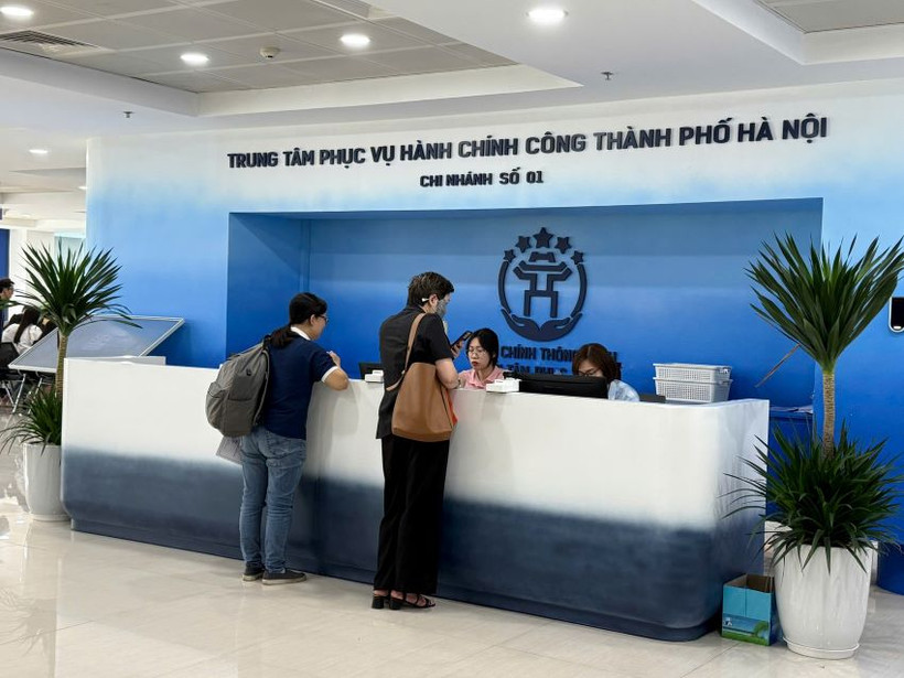Chi nhánh số 1, Trung tâm Phục vụ hành chính công tại số 258 Võ Chí Công, phường Xuân La, quận Tây Hồ (Hà Nội).