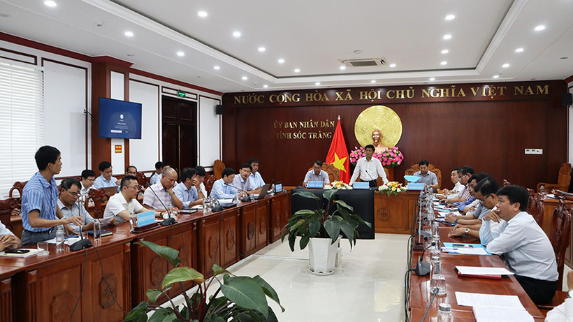 Lãnh đạo tỉnh Sóc Trăng họp bàn thúc đẩy tiến độ Dự án Tuyến đường trục phát triển kinh tế đông- tây của tỉnh 