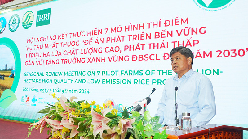 Thứ trưởng Trần Thanh Nam phát biểu tại hội nghị.