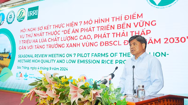 Thứ trưởng Trần Thanh Nam phát biểu tại hội nghị.