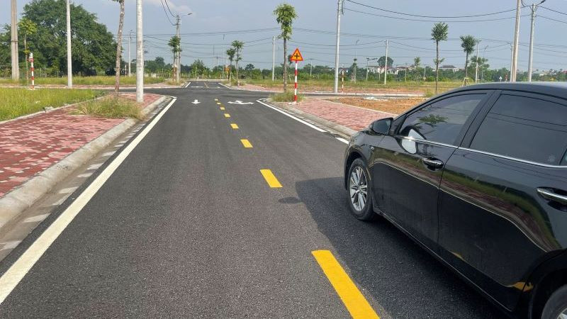 Khu đất đấu giá Dộc Tranh, xã Trạch Mỹ Lộc, huyện Phúc Thọ. 