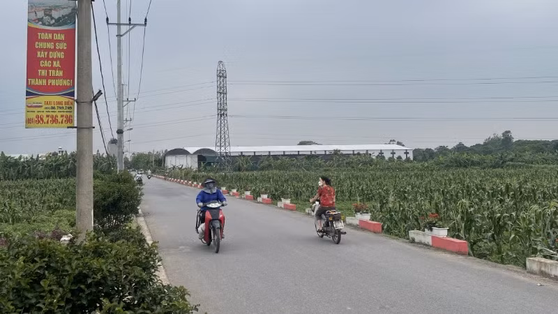 Hạ tầng nông thôn huyện Gia Lâm được đầu tư khang trang. 