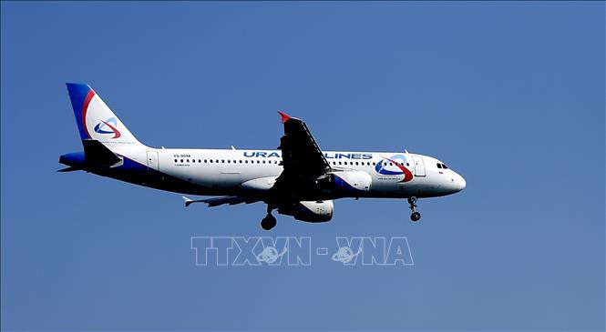 Máy bay của hãng hàng không Ural Airlines. (Ảnh tư liệu: AFP/TTXVN)