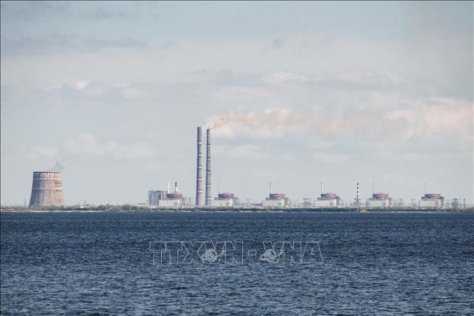 Toàn cảnh nhà máy điện hạt nhân Zaporizhzhia ở Ukraine. (Ảnh tư liệu: AFP/TTXVN)