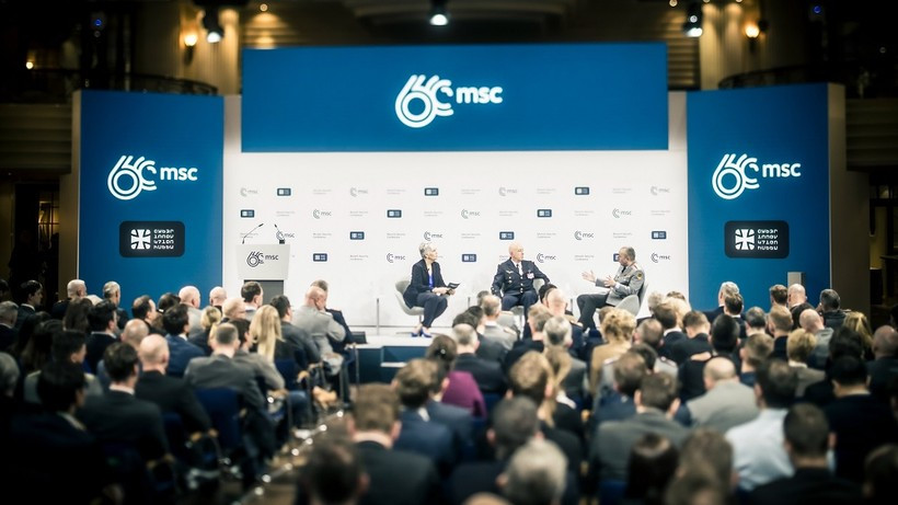 Hội nghị An ninh Munich 2024 khai mạc tại khách sạn Bayerischer Hof. (Nguồn: Mạng xã hội X)