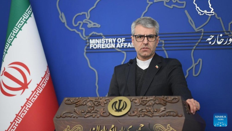 Người phát ngôn Bộ Ngoại giao Iran Esmaeil Baghaei. (Ảnh: Xinhua) 