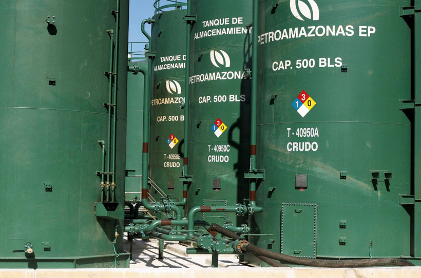 Một cơ sở của Công ty dầu Petroamazonas ở Ecuador. (Ảnh minh họa: Reuters)