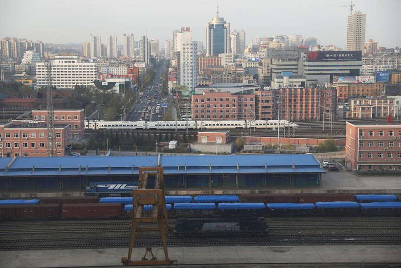 Tàu tại ga Đan Đông, tỉnh Liêu Ninh, Trung Quốc. (Ảnh minh họa: Reuters)